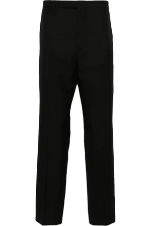 Gucci Bukser, Herre, Sort, L, Bomuld, Broderede Twill Skræddersyede Bukser