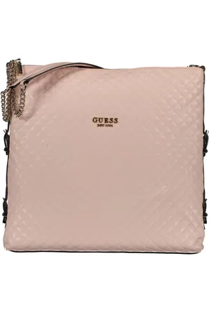 Guess Taske, Dame, Lyserød, ONE SIZE, Uld, Elegant Skuldertaske med Kædehåndtag