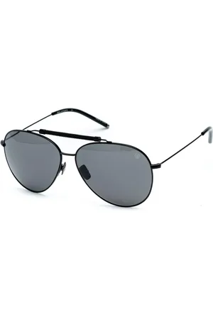 Belstaff Tilbehør, Herre, Sort, ONE SIZE, Håndlavede Titanium Solbriller
