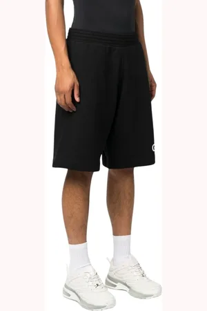 Givenchy Shorts, Herre, Sort, S, Bomuld, Sorte jogging shorts i jerseybomuld med logoprint