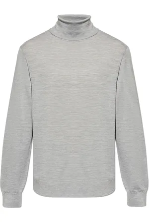 THEORY Strik, Herre, Grå, M, Uld, Uld turtleneck
