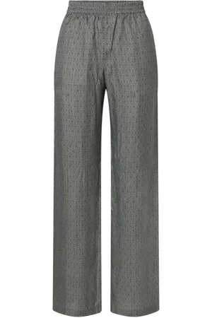 Golden Goose Nightwear & Lounge, Dame, Grå, L, Floral Print Pyjamasbukser Brittany
