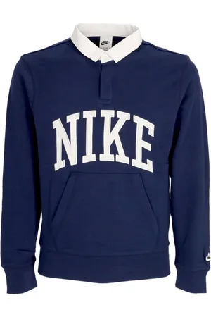 Nike Top, Herre, Blå, XS, Bomuld, Langærmet Polo Club