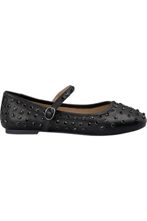Alma en Pena Sko, Dame, Sort, 39 EU, Ballerina studs