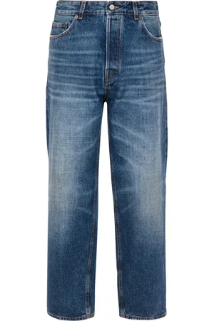 haikure Jeans, Dame, Blå, W26, Bomuld, Cropped Straight Jeans