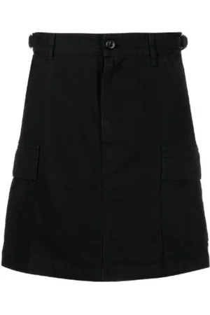 Balenciaga Nederdel, Dame, Sort, XL, Uld, Cargo Nederdel