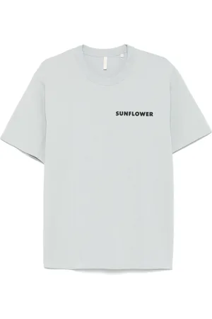 Sunflower Top, Herre, Blå, XL, Klar Blå Logo Print T-shirts og Polos