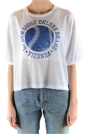 Golden Goose Top, Dame, Hvid, 3XS, Uld, Stilfuld Hvid T-shirt