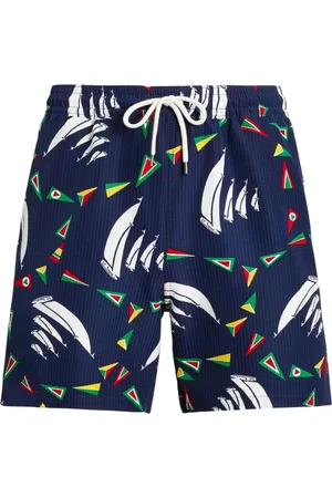 Ralph Lauren Badetøj, Herre, Blå, S, Traveler Badeshorts