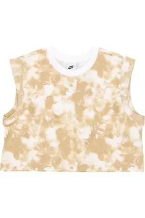 Nike Top, Dame, Flerfarvet, M, Bomuld, Wave Dye Croppet Tank Top