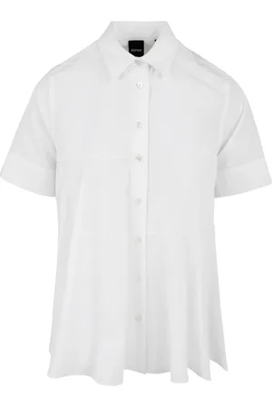Aspesi Skjorte, Dame, Hvid, S, Bomuld, Short Sleeve Shirt Model 5420