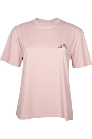 Autry Top, Dame, Lyserød, S, Bomuld, Blomsterprint bomulds T-shirt