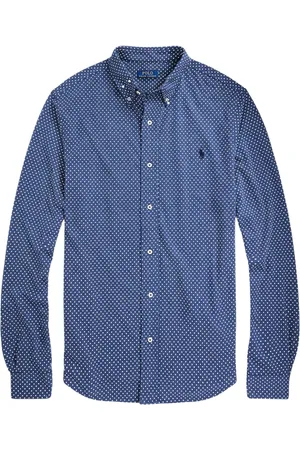 Ralph Lauren Skjorte, Herre, Blå, S, Bomuld, Klassisk Skjorte