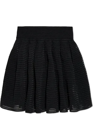 Alaïa Nederdel, Dame, Sort, XS, Polyester, Tolags nederdel