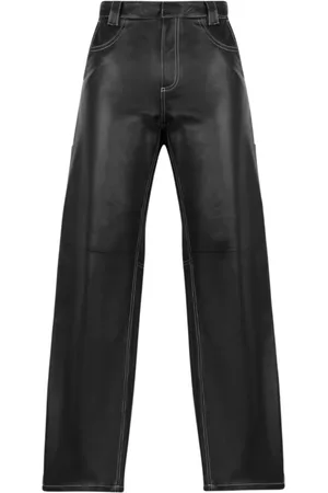 Axel Arigato Jeans, Dame, Sort, S, Læder, Spencer Læderbukser