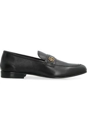 Bally Sko, Herre, Sort, 40 EU, Grainy Leather Loafers