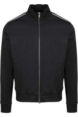 Givenchy Sweathshirts & Hoodies, Herre, Sort, XS, Logo Stribet Zip Jakke
