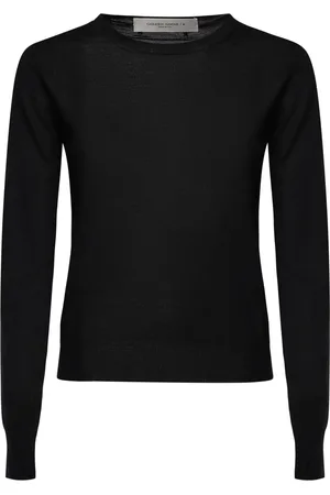 Golden Goose Strik, Dame, Sort, S, Uld, Crew Neck Sweater