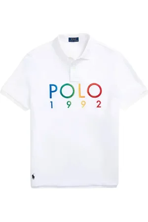 Ralph Lauren Top, Herre, Hvid, XL, Bomuld, Bomulds Polo Shirt med Logo