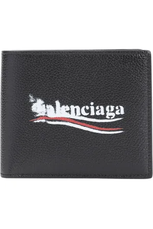 Balenciaga Tilbehør, Herre, Sort, ONE SIZE, Firkantet Foldet Tegnebog
