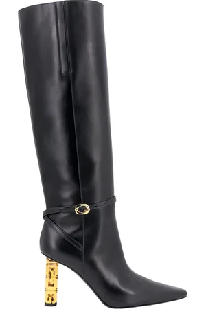 Givenchy Sko, Dame, Sort, 36 EU, Læder, G Cube Støvler med Hæl