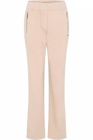 gustav Bukser, Dame, , S, Uld, Flare Bukser Strand Sand