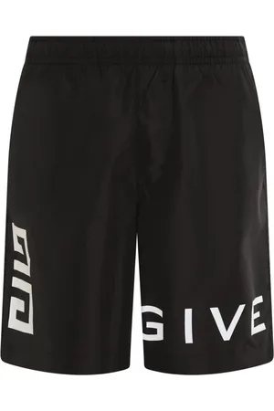 Givenchy Badetøj, Herre, Sort, M, Polyester, 4G Bermuda Shorts