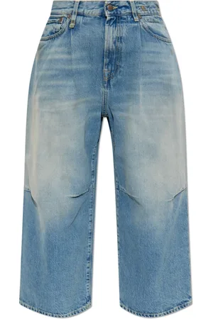 R13 Jeans, Dame, Blå, W27, Bomuld, Jeans med Vintage Effekt