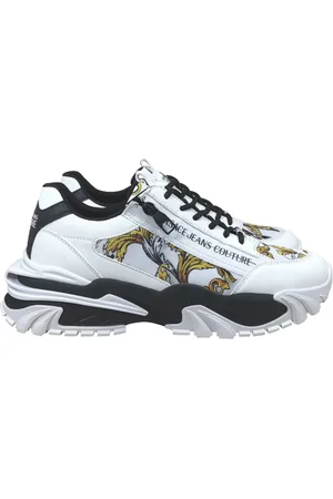 VERSACE Sko, Herre, Hvid, 45 EU, Sneakers