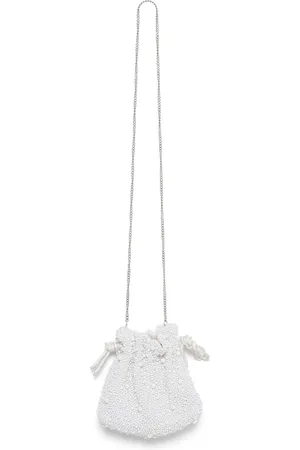 Gestuz Taske, Dame, Hvid, ONE SIZE, Uld, Hvid Perle Crossbody Taske