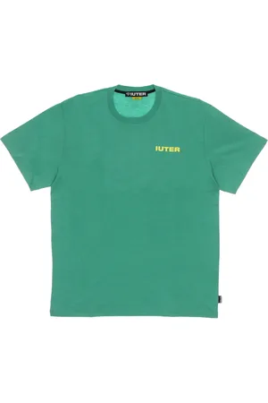 IUTER Top, Herre, Grøn, XL, Bomuld, Logo Tee Emerald Herre T-shirt