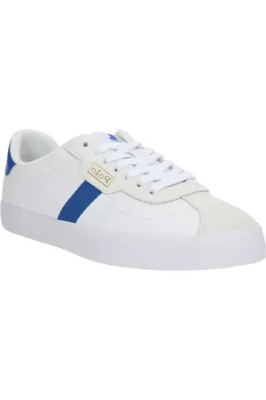 Ralph Lauren Sko, Herre, Hvid, 45 EU, Læder, Court VLC II Sneakers