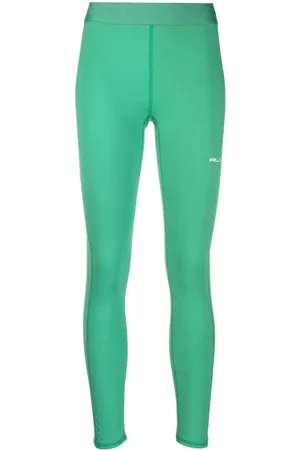 Ralph Lauren Bukser, Dame, Grøn, M, Polyester, 7/8 Ankel Legging