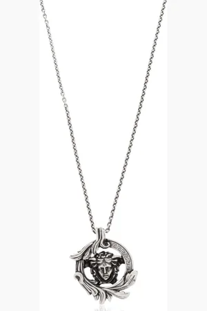 VERSACE Tilbehør, unisex, Grå, ONE SIZE, Halskæde