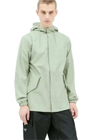 Rains Jakke, Herre, Grøn, XL, Uld, Fishtail Jakke