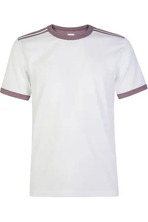 ELEVENTY Top, Herre, Hvid, 2XL, Bomuld, Jersey Bomuld Crewneck T-Shirt