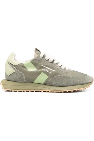 Ghoud Sko, Dame, Grøn, 37 EU, Grønne Sneakers med Lug Sål