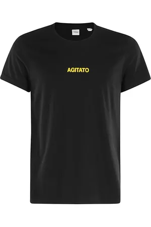 Aspesi Top, Herre, Sort, S, Bomuld, T-Shirt Agitato
