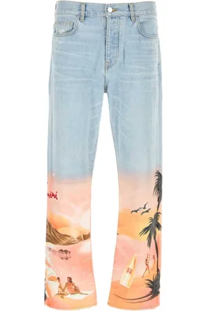 AMIRI Jeans, Herre, Blå, W32, Denim, Lyseblå Denim Jeans