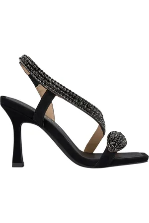 Alma en Pena Sko, Dame, Sort, 36 EU, Slange sandal med hæl