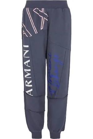 Armani Exchange Bukser, Dame, Grå, M, Bomuld, Unikke Grå Joggingbukser