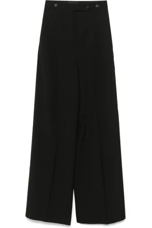 Givenchy Bukser, Dame, Sort, S, Uld, Pleated Bukser