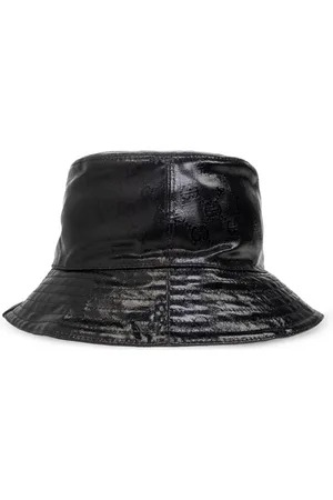 Gucci Tilbehør, Dame, Sort, S, Bomuld, Monogram Bucket Hat