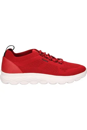 Geox Sko, Herre, Rød, 44 EU, Spherica Sneakers