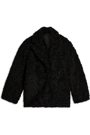 Axel Arigato Jakke, Dame, Sort, M, Shearling Blazer med Asymmetrisk Læg