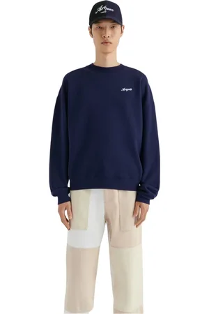 Axel Arigato Sweathshirts & Hoodies, Herre, Blå, XS, Bomuld, Signature Sweatshirt