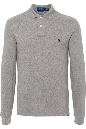Ralph Lauren Top, Herre, Grå, S, Bomuld, Canterbury Heather Polo