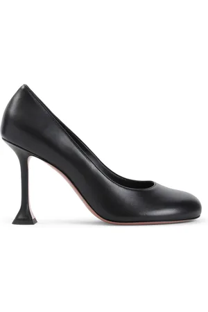 Amina Muaddi Sko, Dame, Sort, 37 EU, Læder, Iris Pumps
