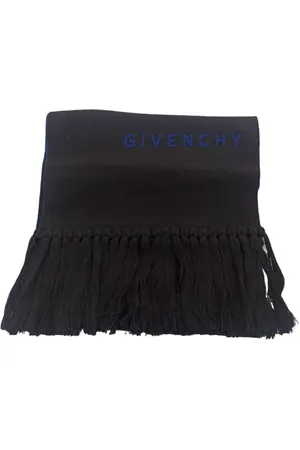 Givenchy Tilbehør, Dame, Sort, ONE SIZE, Uld, Stilfuldt Tørklæde