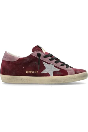 Golden Goose Sko, Dame, Rød, 39 EU, Læder, Super-Star Classic With List Sneakers